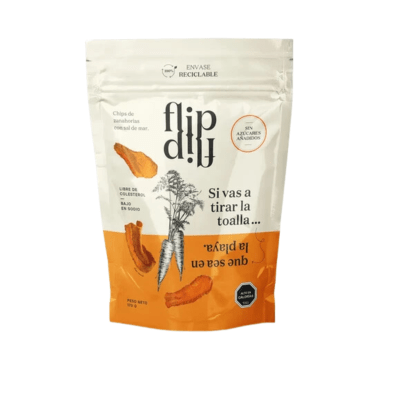 Chips de Zanahorias con Sal de Mar Flip 30 Gr1