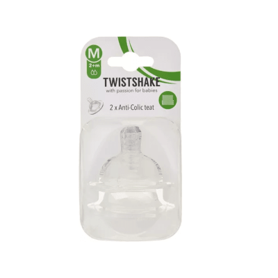 Tetinas Twistshake Anti-Cólico 2un M 2+