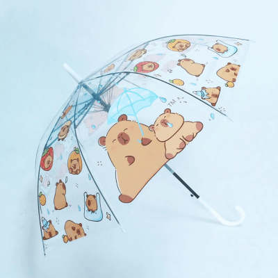 Paraguas Infantil Transparente Capibara