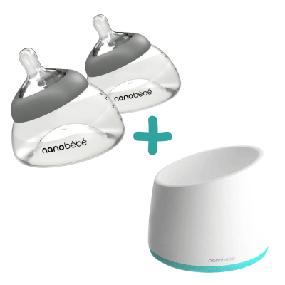 Mamadera Pro Lactancia Nanobebé GEN2 de 150 ml (Pack de 2) + calentador6