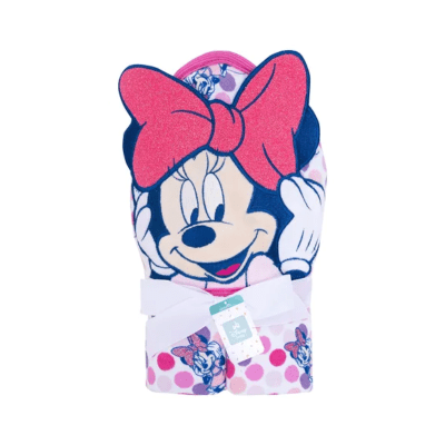Toalla con capucha Disney Minnie2