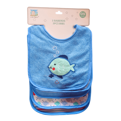 Set de 5 baberos niño1