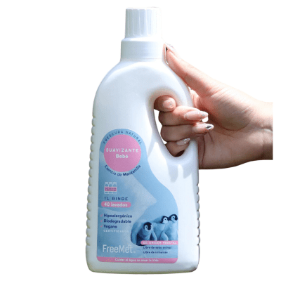 Suavizante Bebé FreeMet Concentrado 1L Manzanilla | Hipoalergénico y Biodegradable1