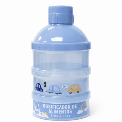 Dosificador de Leche en Polvo Bebé 3 Divisiones
