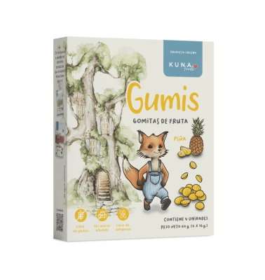 Gumis Piña 64g ( 4 unidades )4
