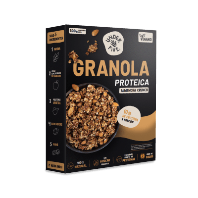 Granola proteica almendra crunch- 10 grs de proteina2