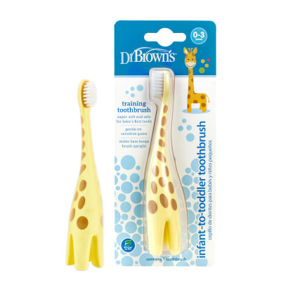 Cepillo de Dientes para Bebés y Niños Pequeños 0-3 años Jirafa