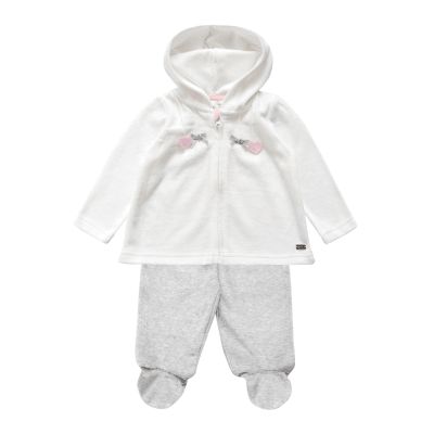Conjunto Plush Bebé Niña blanco1