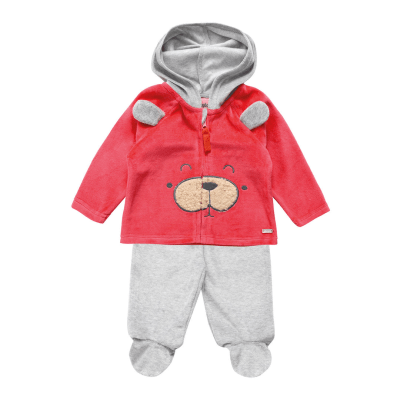 Conjunto Plush Bebé rojo4