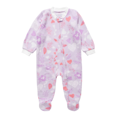 Pijama Polar Bebé Niña Lila1