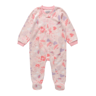 Pijama Polar Bebé Niña Rosado1