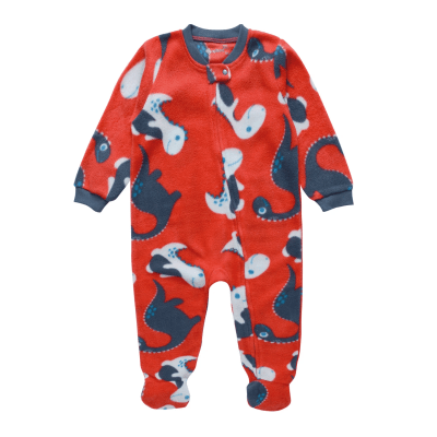 Pijama Polar Bebé Niño Rojo1