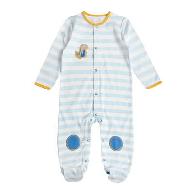 Pijama algodón niño Celeste