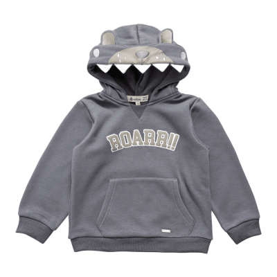 Polerón Interior Peludo Bebé Niño gris