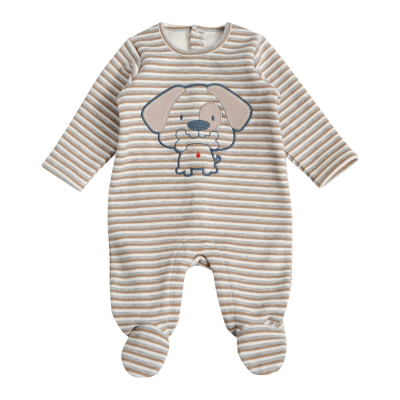 Enterito Franela Interior Peludo café