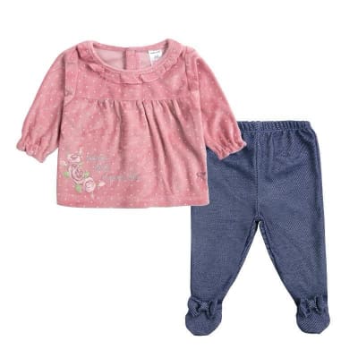 Traje 2 pcs de plush beba1