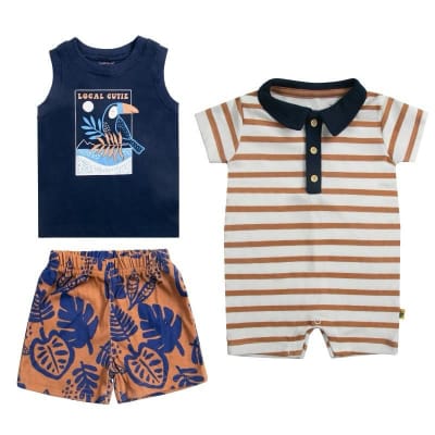 Conjunto bebé con enterito tucán1