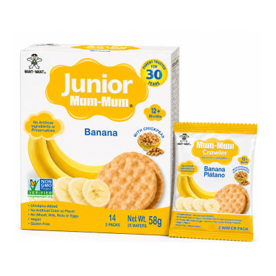 Galleta Junior Mum-Mum sabor Plátano 58 gr