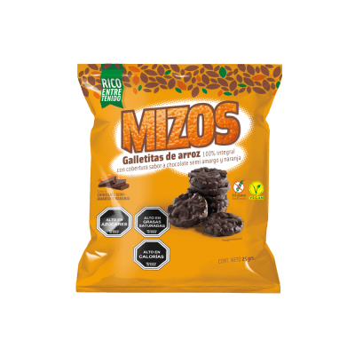 Mizos chocolate naranja 25 grs3