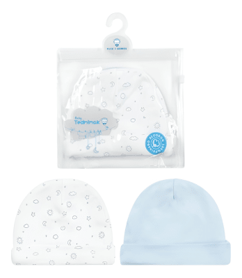 Set 2 gorros modeladores niño 0-3 meses1