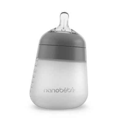 Mamadera de silicona de 270 ml-Individual Color Gris1