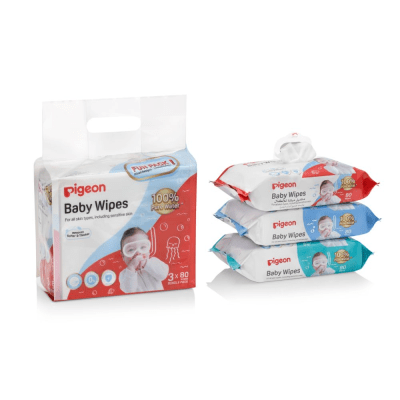 Toallita húmeda Pigeon Pure Water 80 un Pack x 36