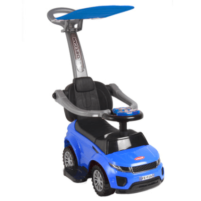 Corre Pasillos con Toldo Azul Push Car