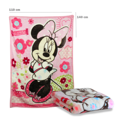 Cobertor cuna Minnie Rosado3