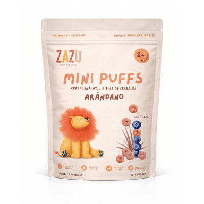 Puffs Arándano Familiar 50g Zazu2