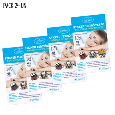 Pack Sticker Termómetro 24un