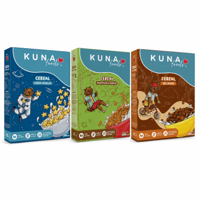 Cereal Pack 3 sabores Kuna Foods