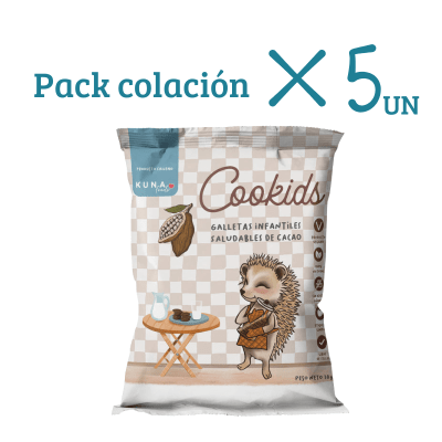 Pack 5 Cookids Cacao 30grs