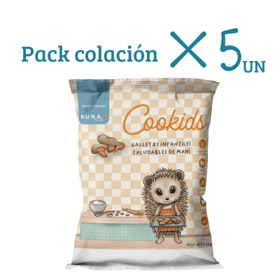 Pack 5 Cookids Maní 30grs1