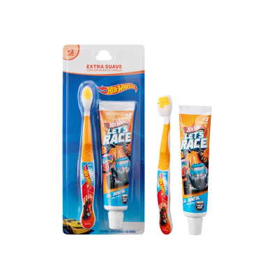 Pasta dental + cepillo Hot weel1