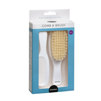 Peine y cepillo para pelo Mininor 0m+1