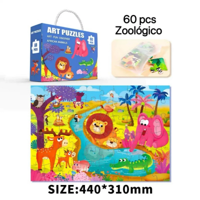 Puzzle Zoológico 60 Piezas