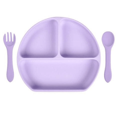 Plato silicona con cubiertos5