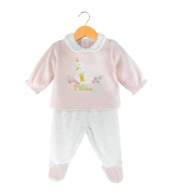 Traje de plush Cisne1