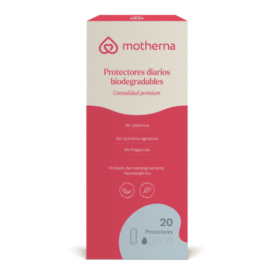 Protectores diarios biodegradables premium - Motherna8