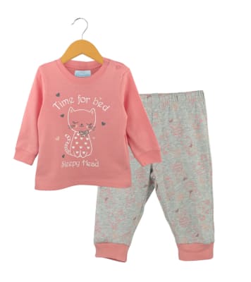 Pijama de algodón niña1