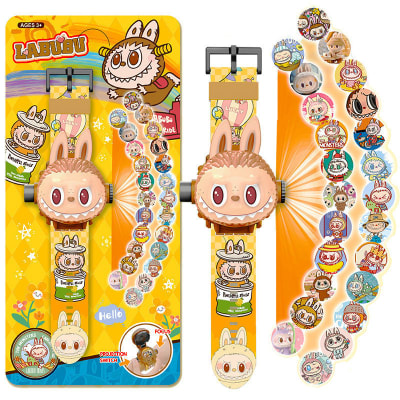 Reloj proyector Labubu1