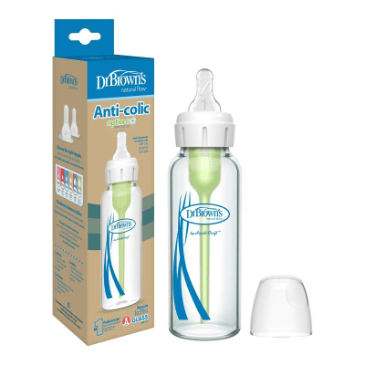 Mamadera Estándar Options+ Vidrio 250ml Dr. Brown’s