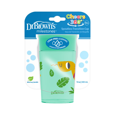 Vaso 360° sin asas 300ml 9M+ Dr. Brown's