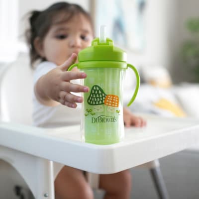 Vaso Térmico con pajita Dr Browns 300ml 12M+