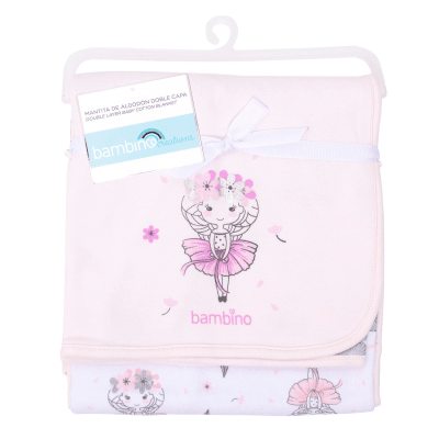 Mantita doble capa algodón Bailarina3