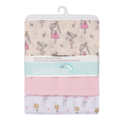 Set 3 pañales tuto morado princesa