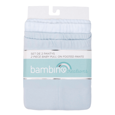 Pantys Bebé Bipack Celeste 100% Algodón