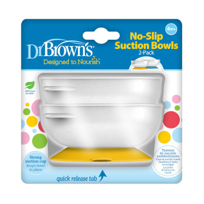 Pack 2 Bowls Antideslizantes 4M+ Dr Brown´s5