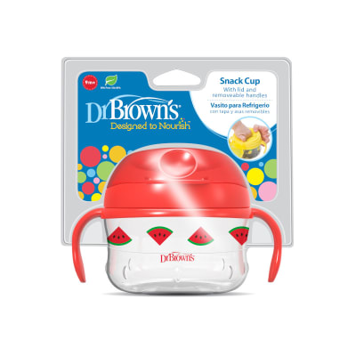 Taza para snack 9+ Dr Brown´s Rojo1