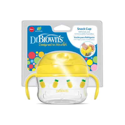 Taza para snack 9+ Dr Brown´s Amarillo3